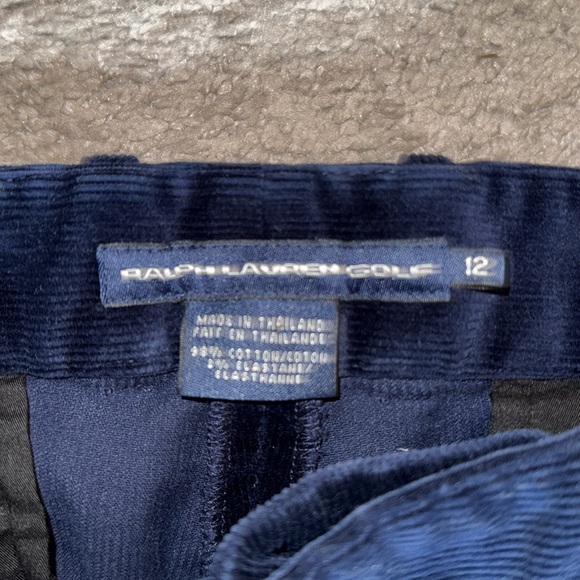 Ralph Lauren Golf women’s 12 corduroy pants navy blue casual athletic - Picture 3 of 9